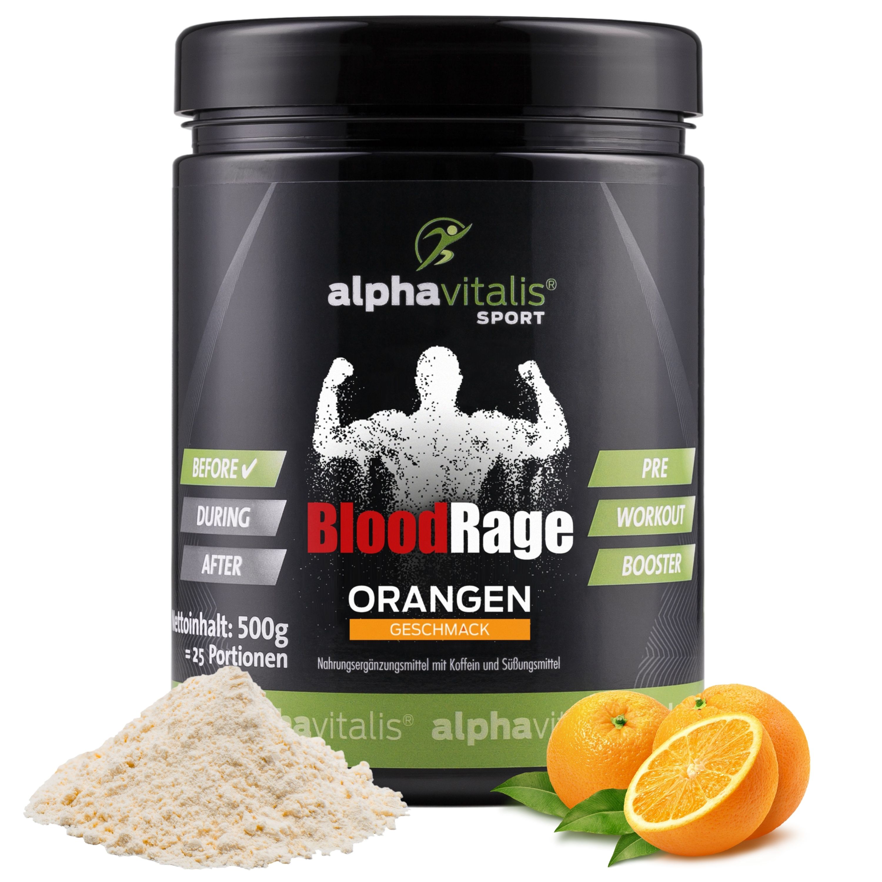 PRE WORKOUT BOOSTER Orange 500g