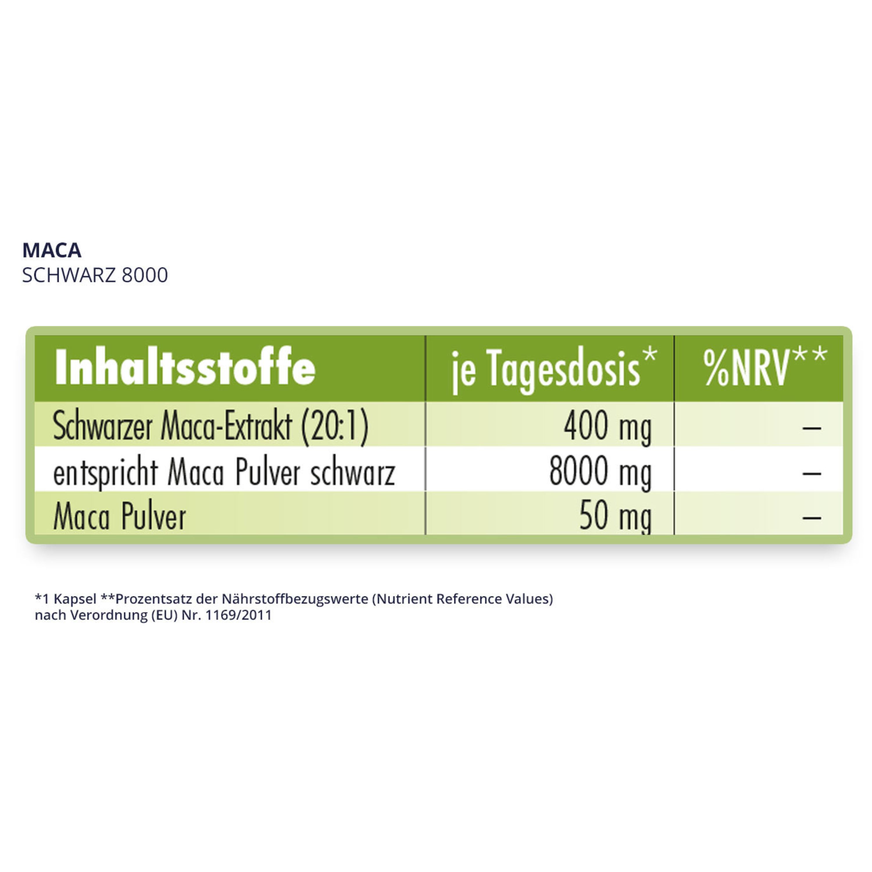 Maca Schwarz 8000
