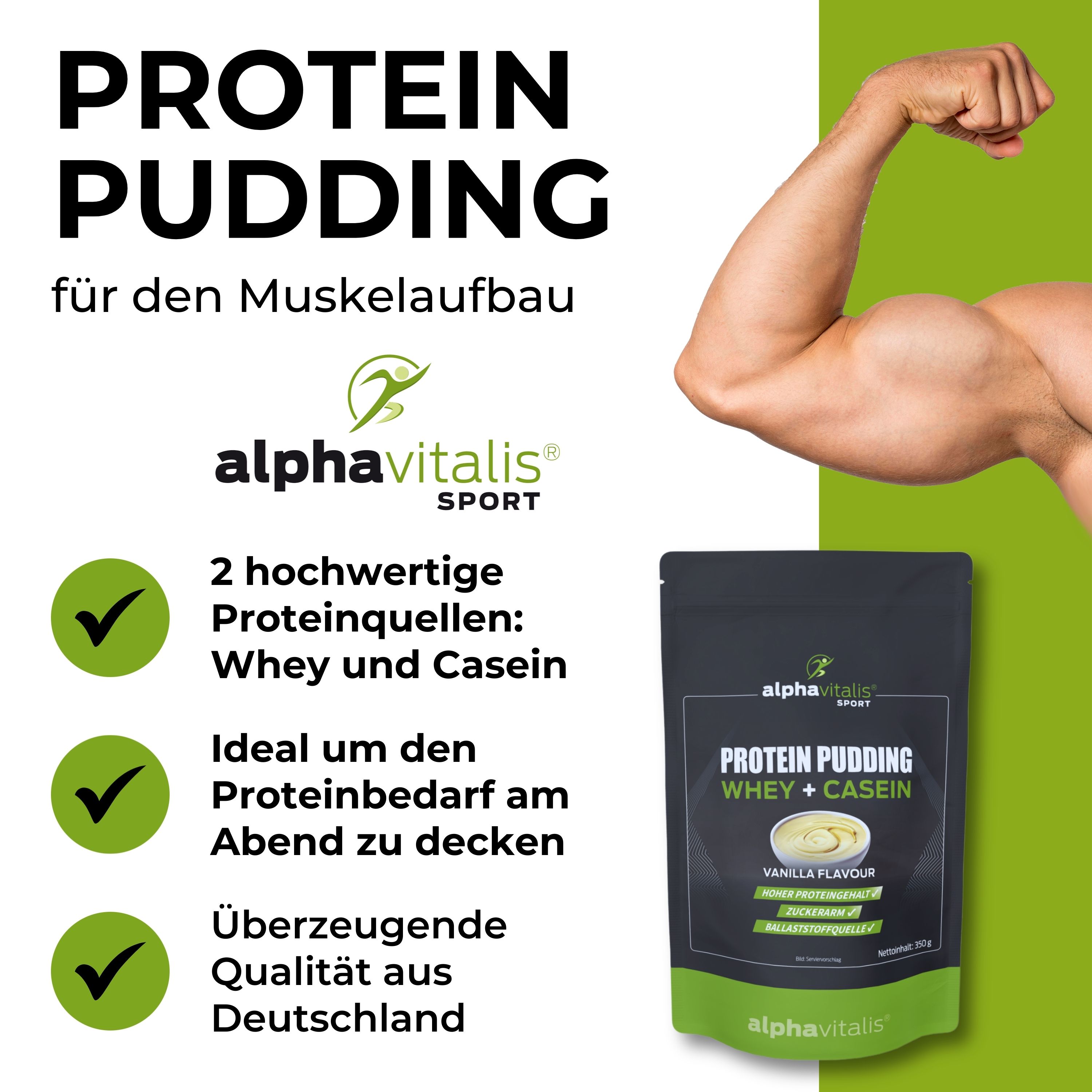 Protein Pudding - Whey + Casein - Vanille