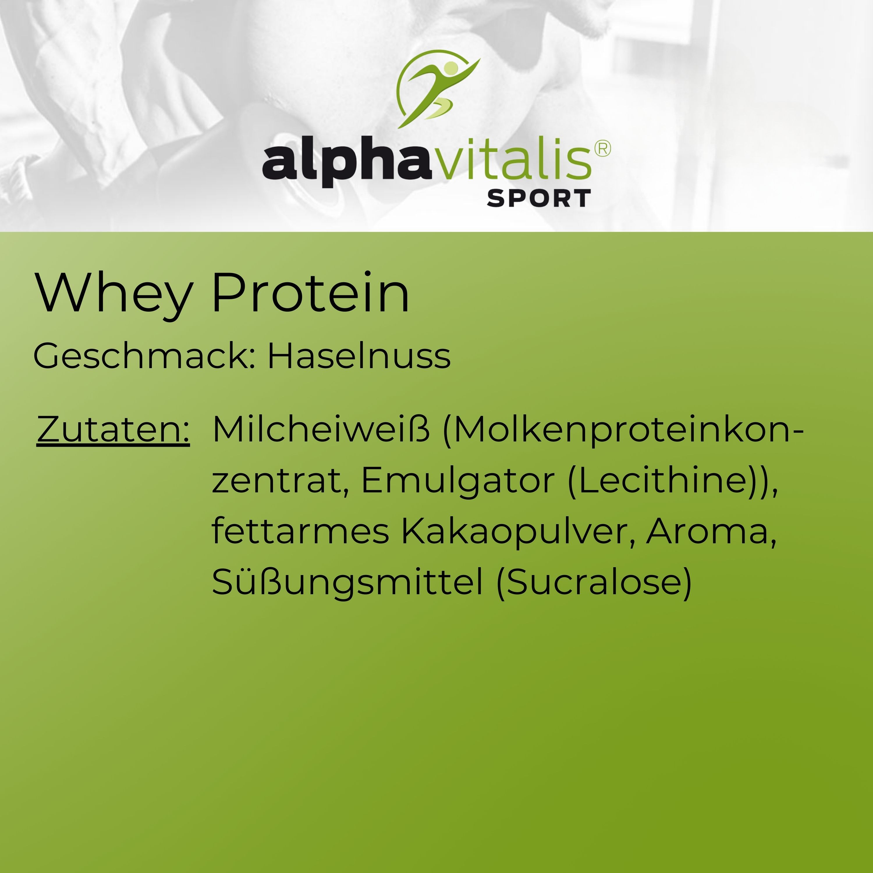 Whey Protein WPC Haselnuss