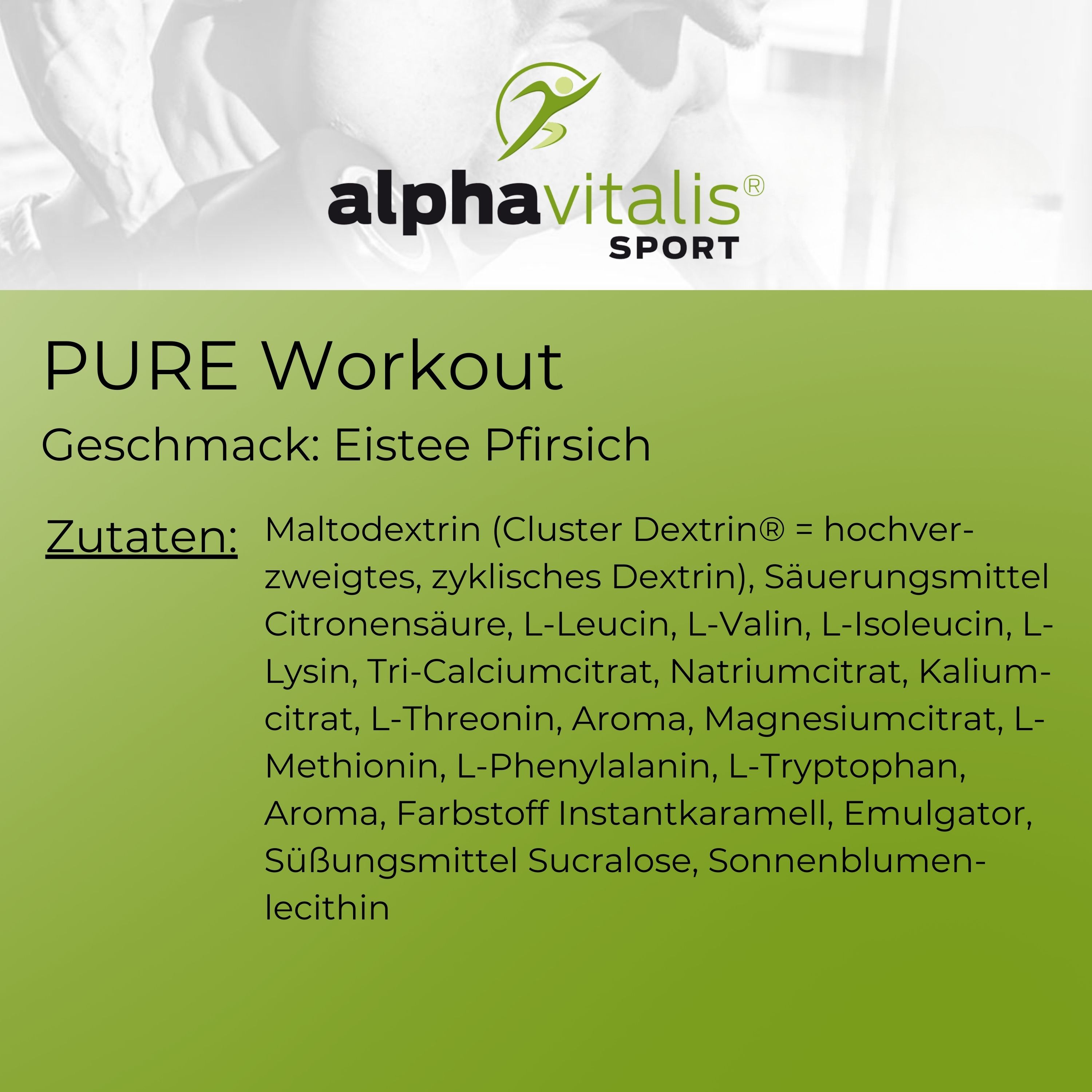 PURE WORKOUT Pfirsich