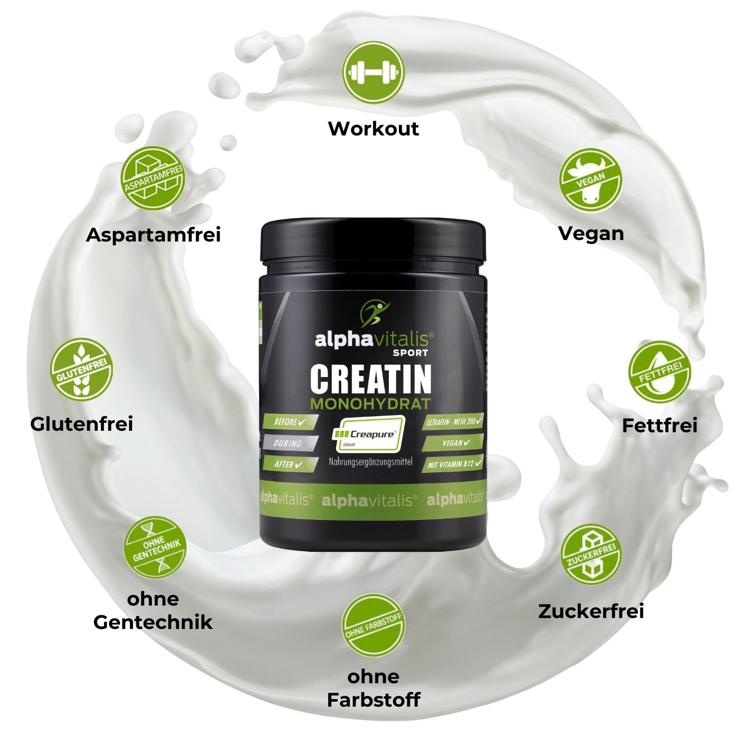 Creatin Monohydrat (500g Creapure®)