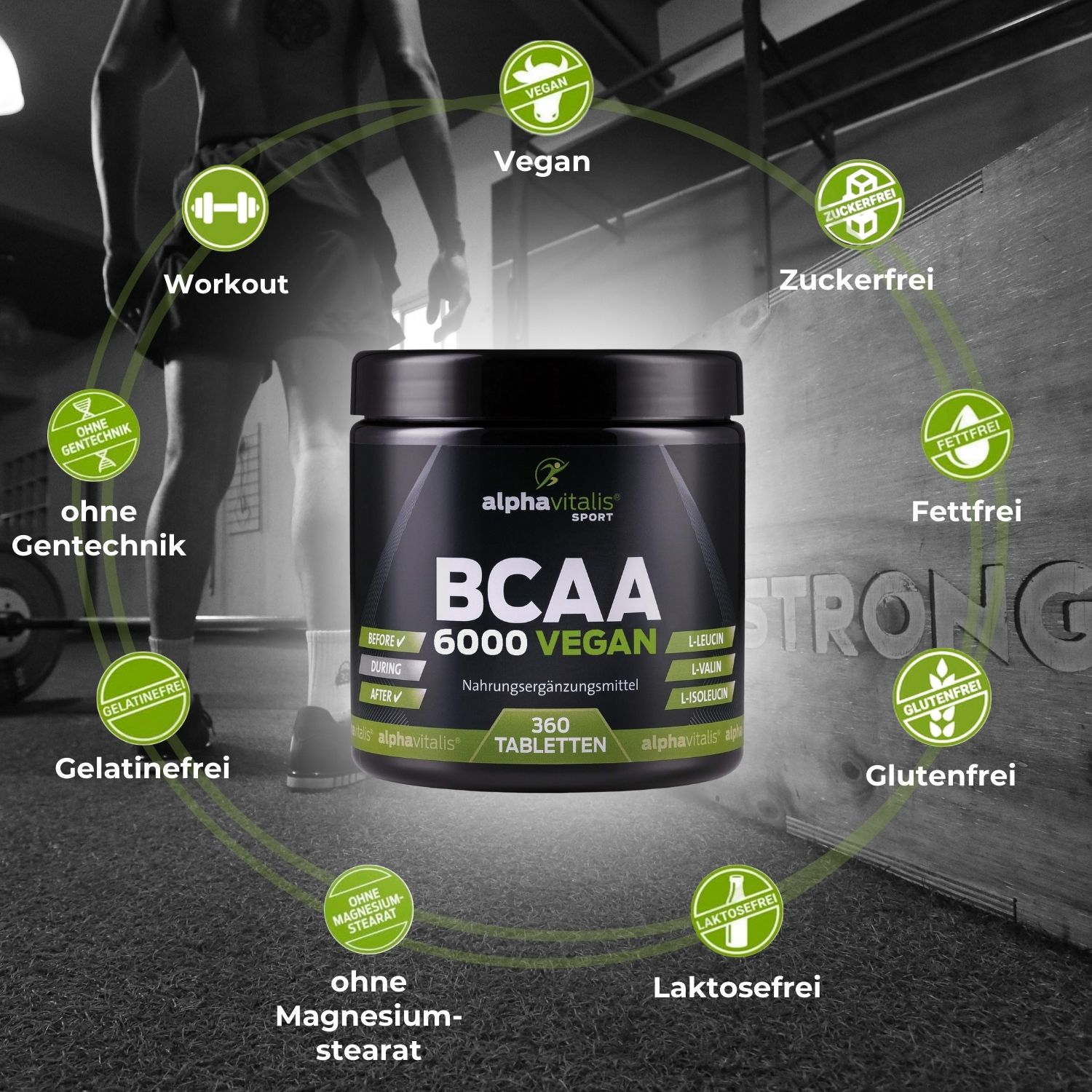 BCAA vegan 360 Tabletten