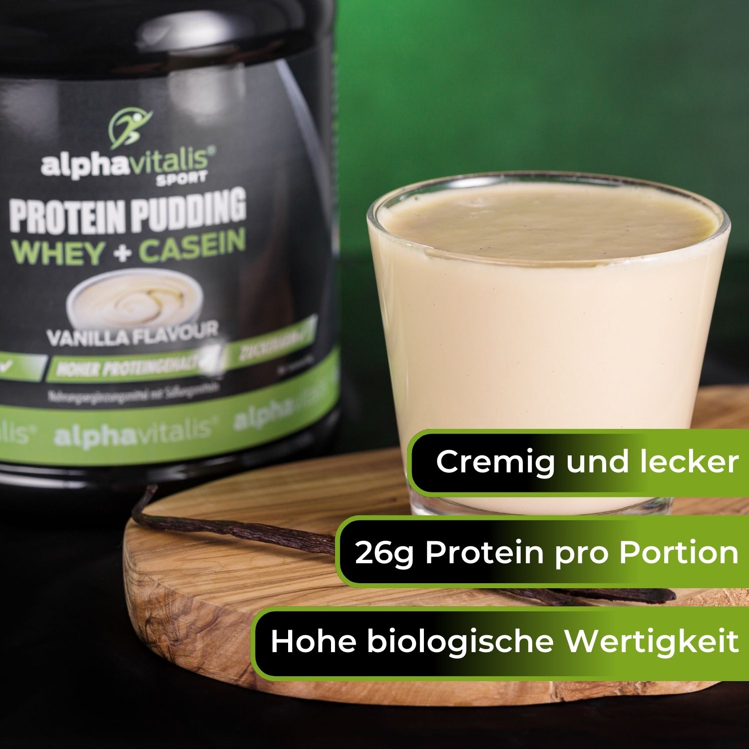 Protein Pudding - Whey + Casein - Vanille