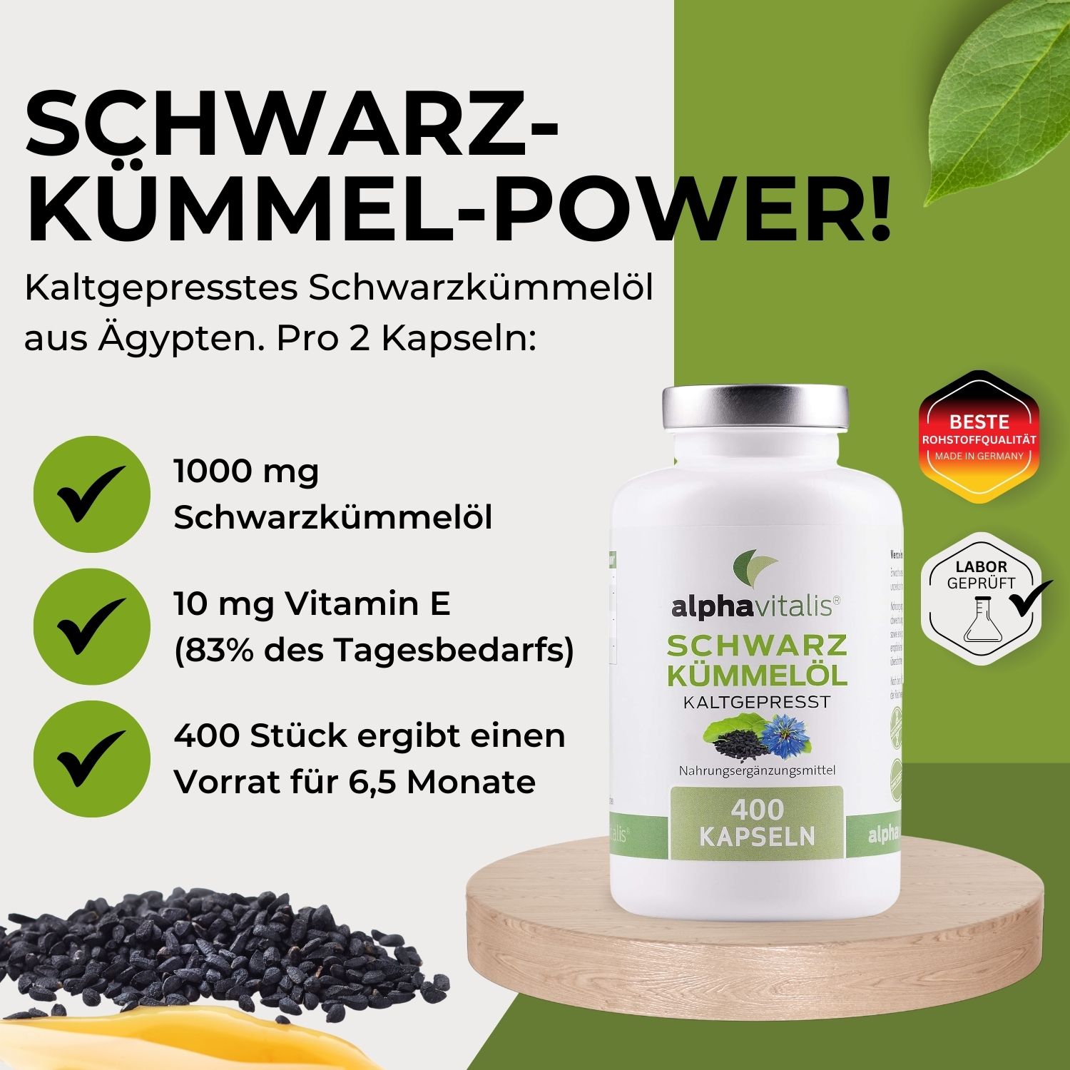 Schwarzkümmelöl Kapseln