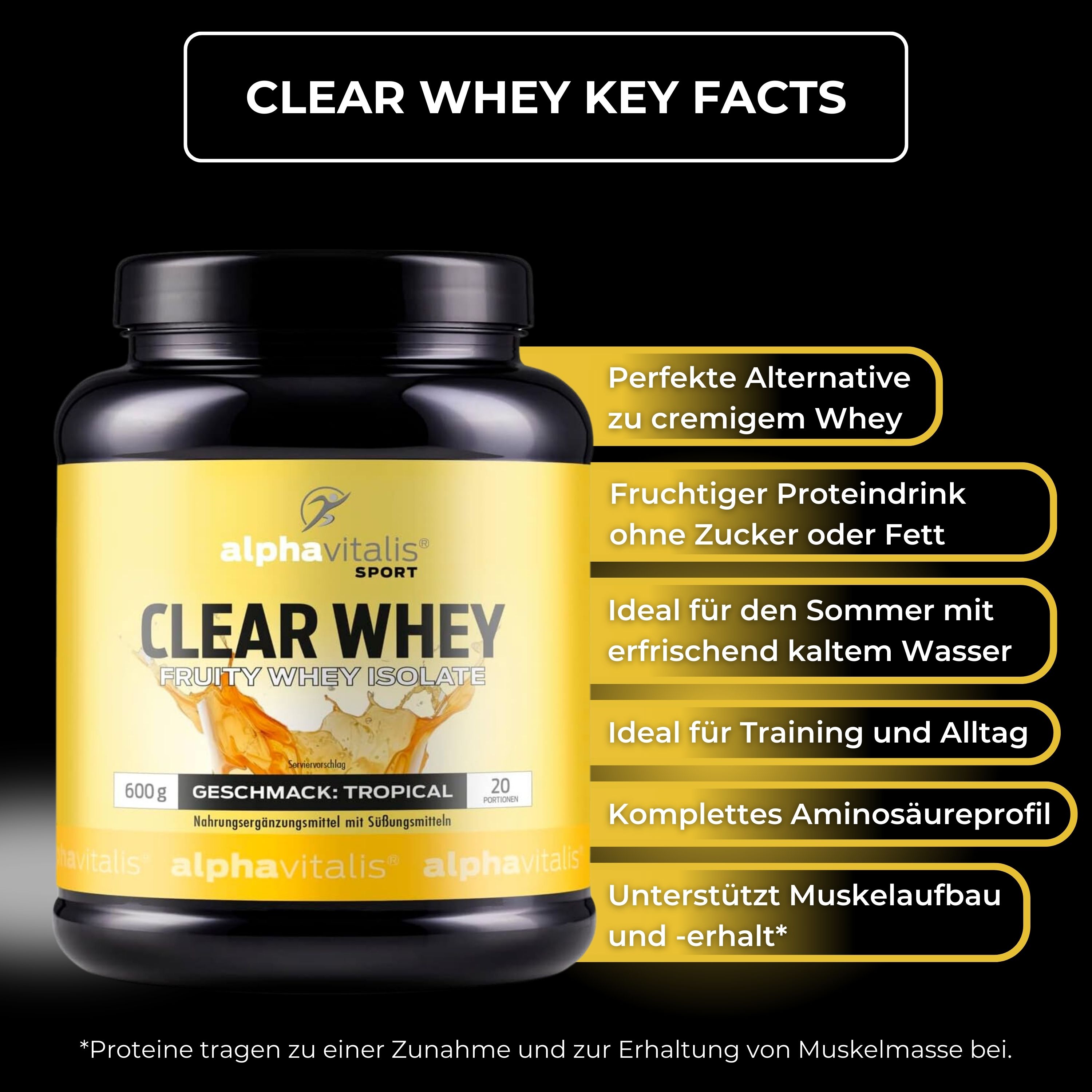 Clear Whey Isolat Tropical