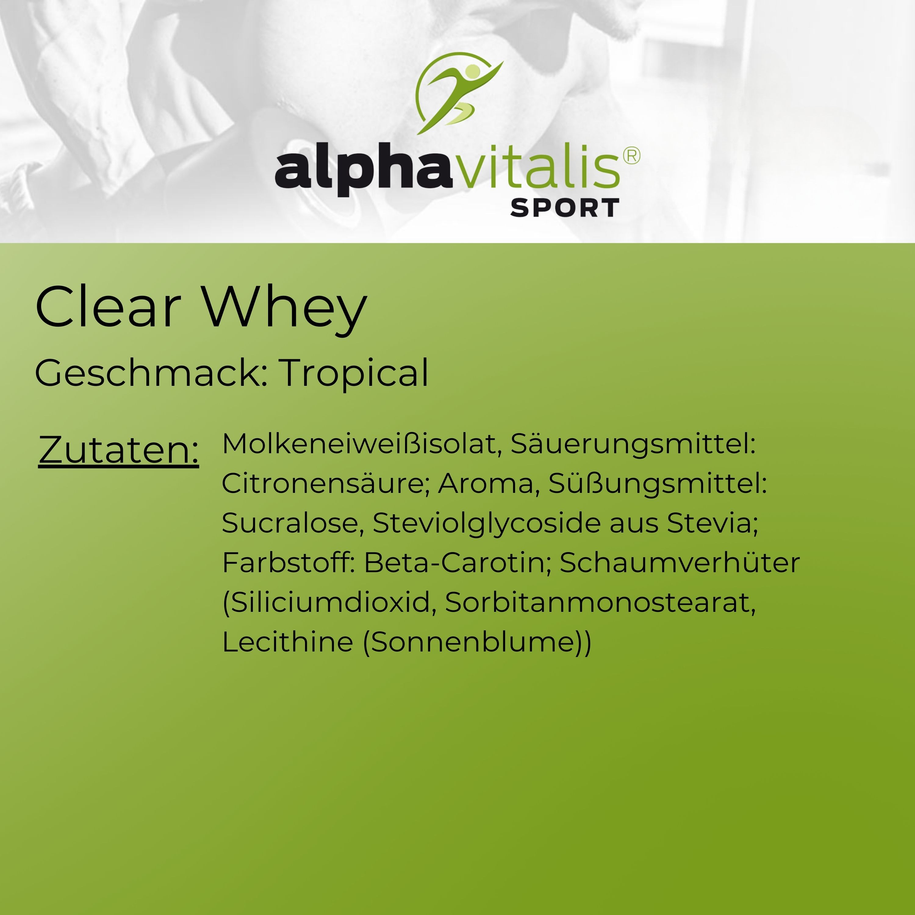 Clear Whey Isolat Tropical