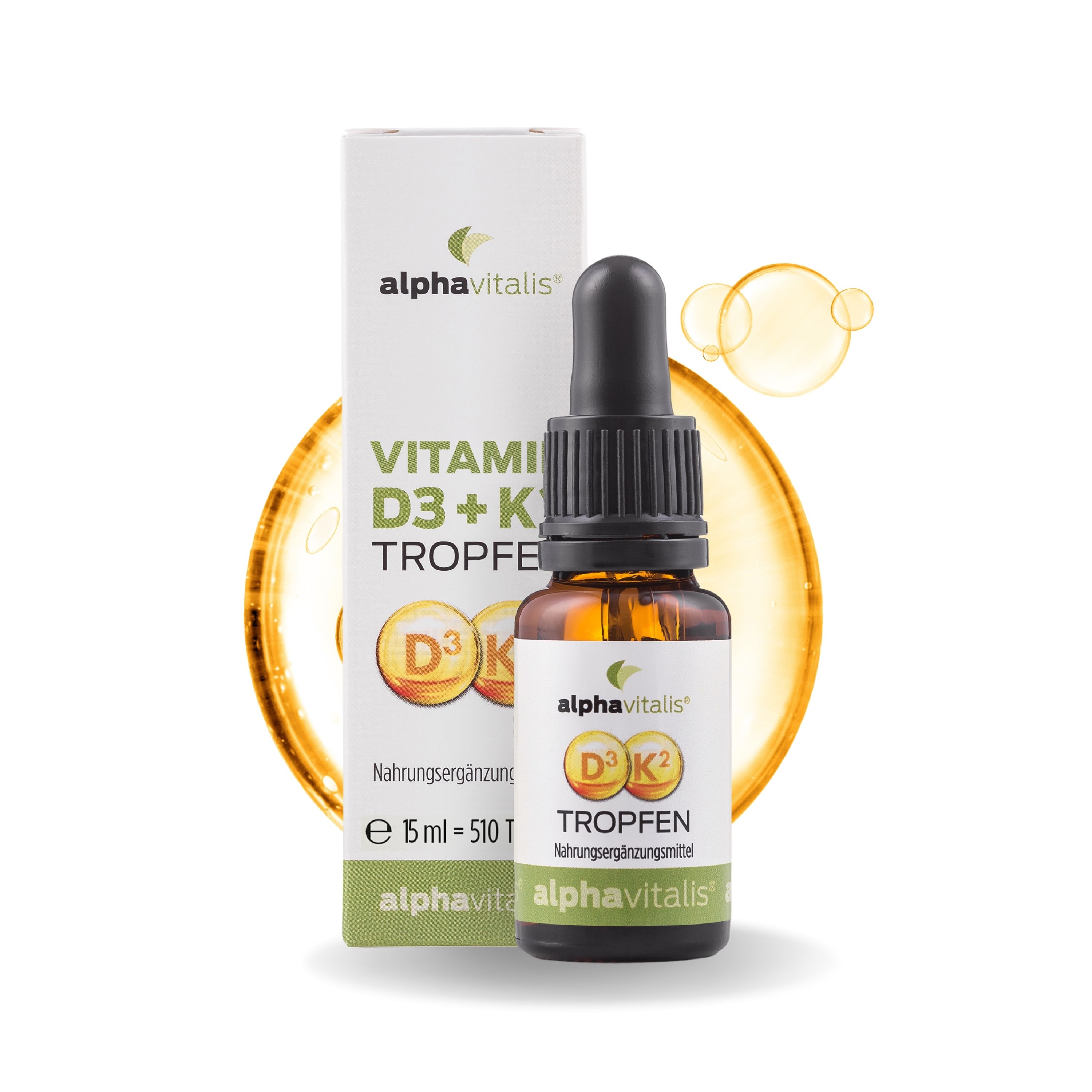 Vitamin D3 + K2 Tropfen