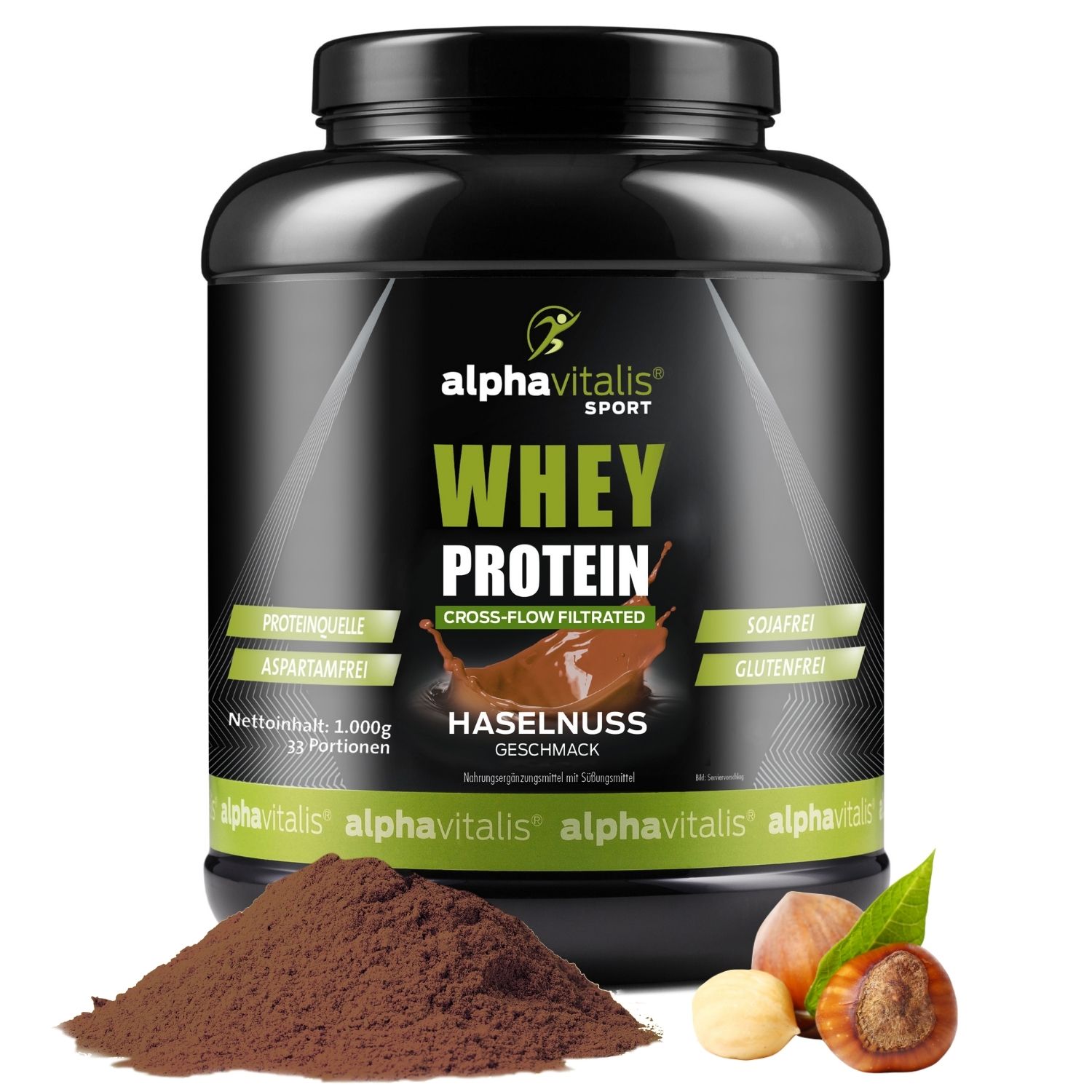 Whey Protein WPC Haselnuss