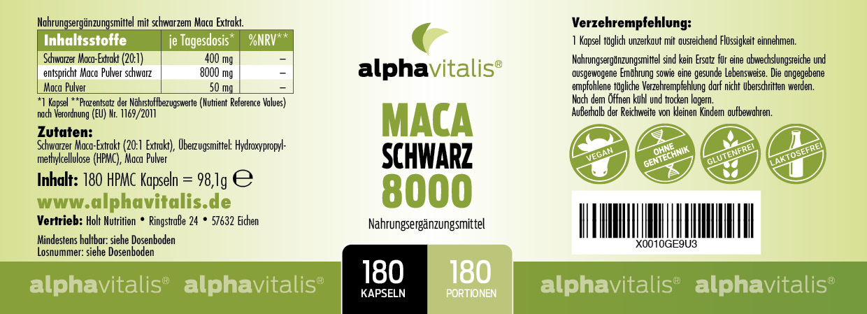 Maca Schwarz 8000