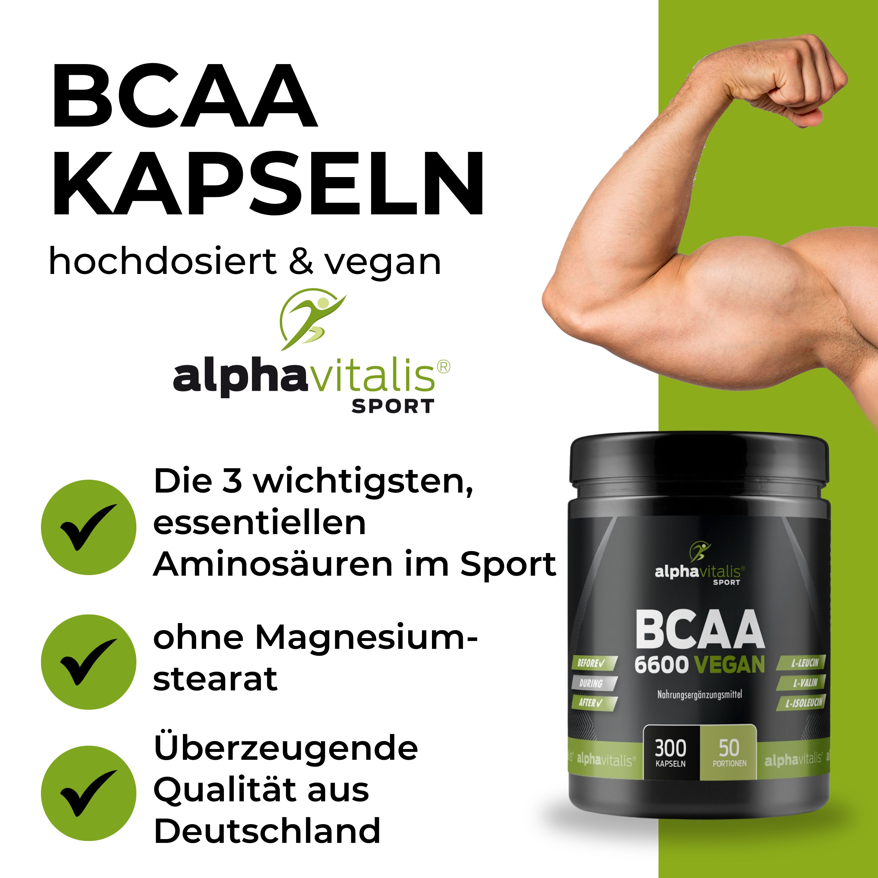 BCAA vegan 300 Kapseln