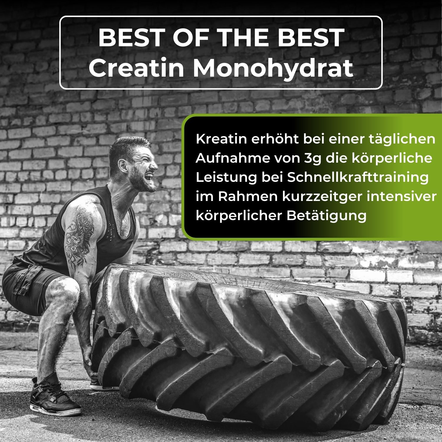 Creatin Monohydrat 450g Beutel