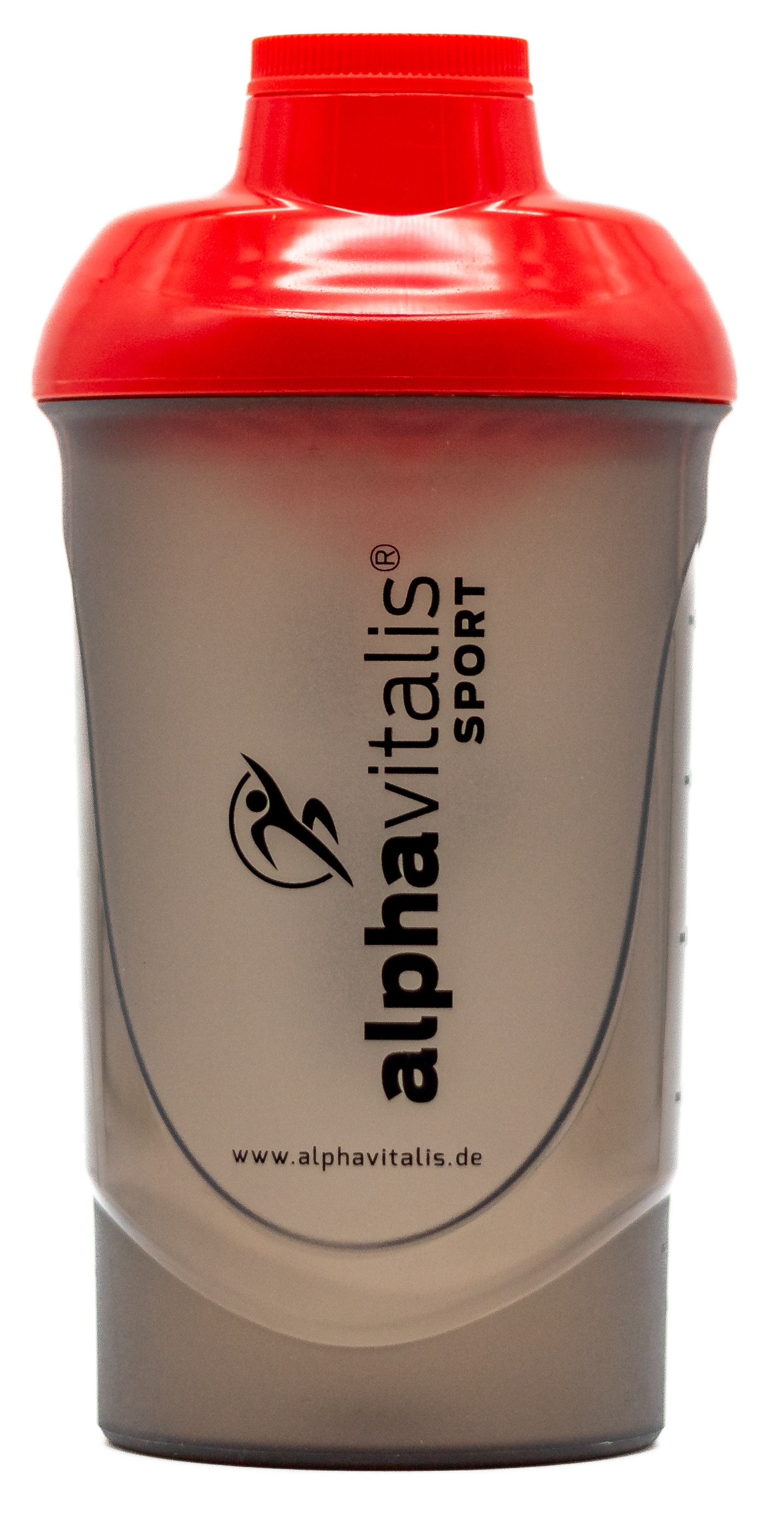 Protein Shaker - smoked red