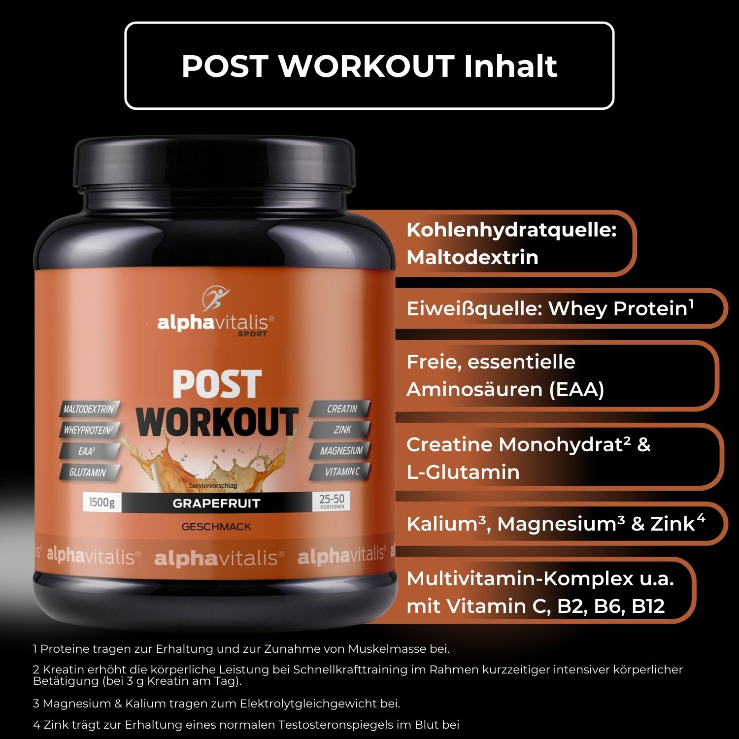 POST Workout Shake Grapefruit 1500g